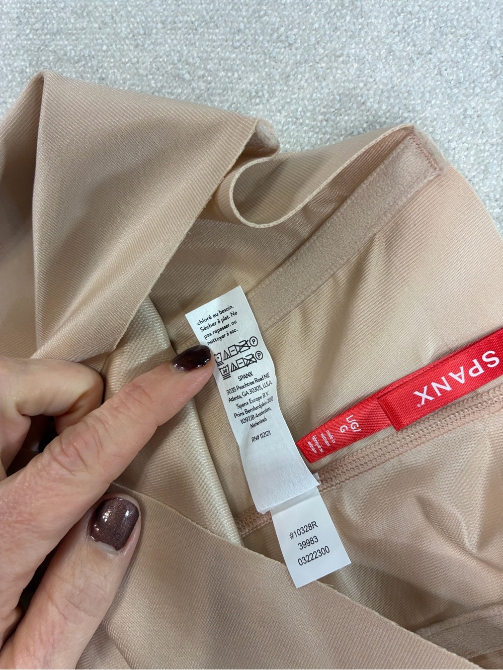 SPANX Waist Cincher Shapewear Size Large Champagne Beige NWT #10328R - Picture 7 of 8